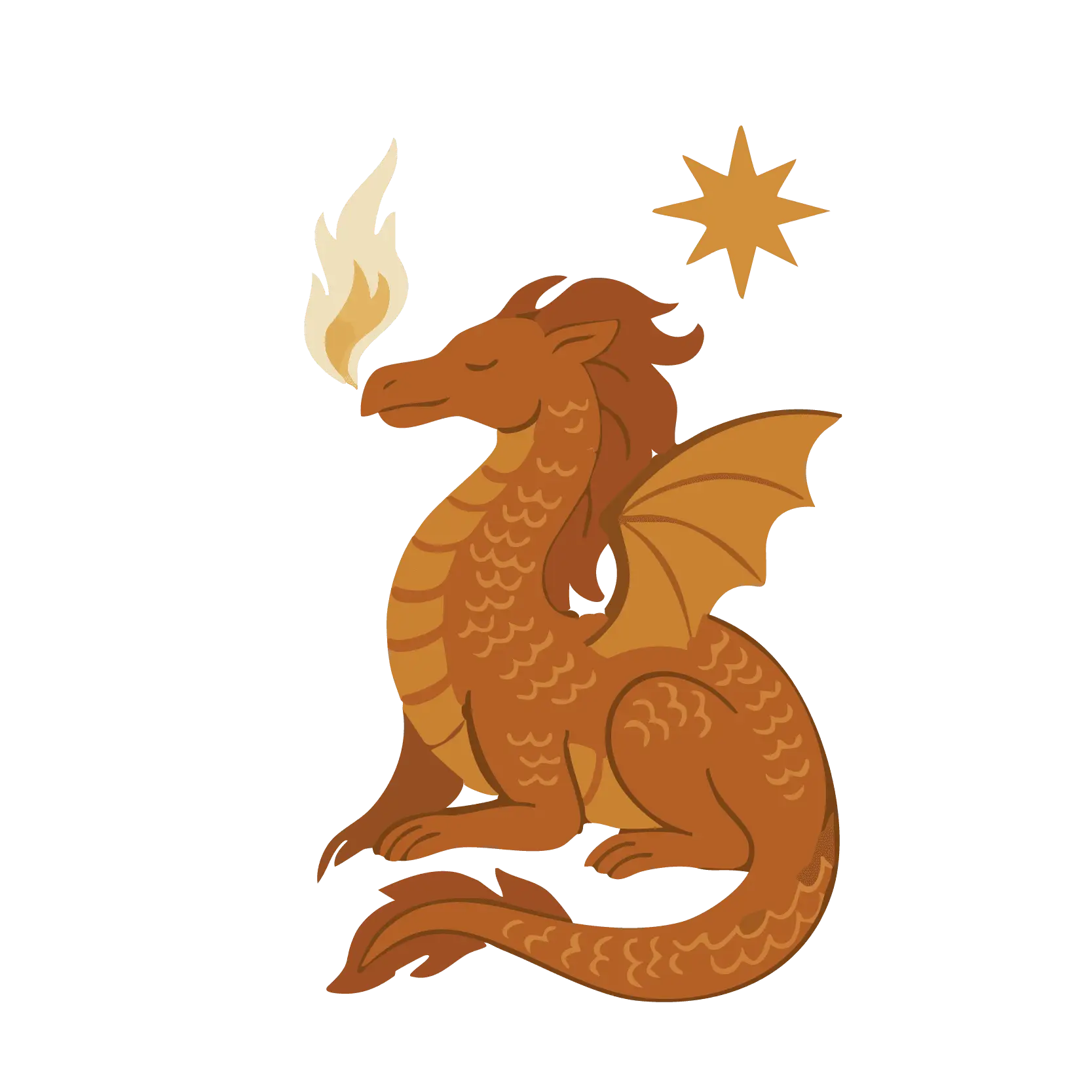 Dragon illustration from the I AWAKE universe