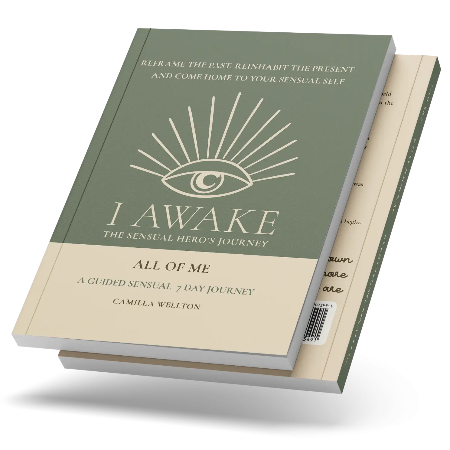 All of Me by Camilla Wellton, I AWAKE Sensual Hero’s Journey book cover