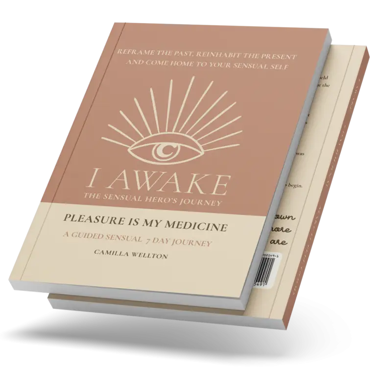 Pleasure Is My Medicine by Camilla Wellton, I AWAKE Sensual Hero&rsquo;s Journey book cover