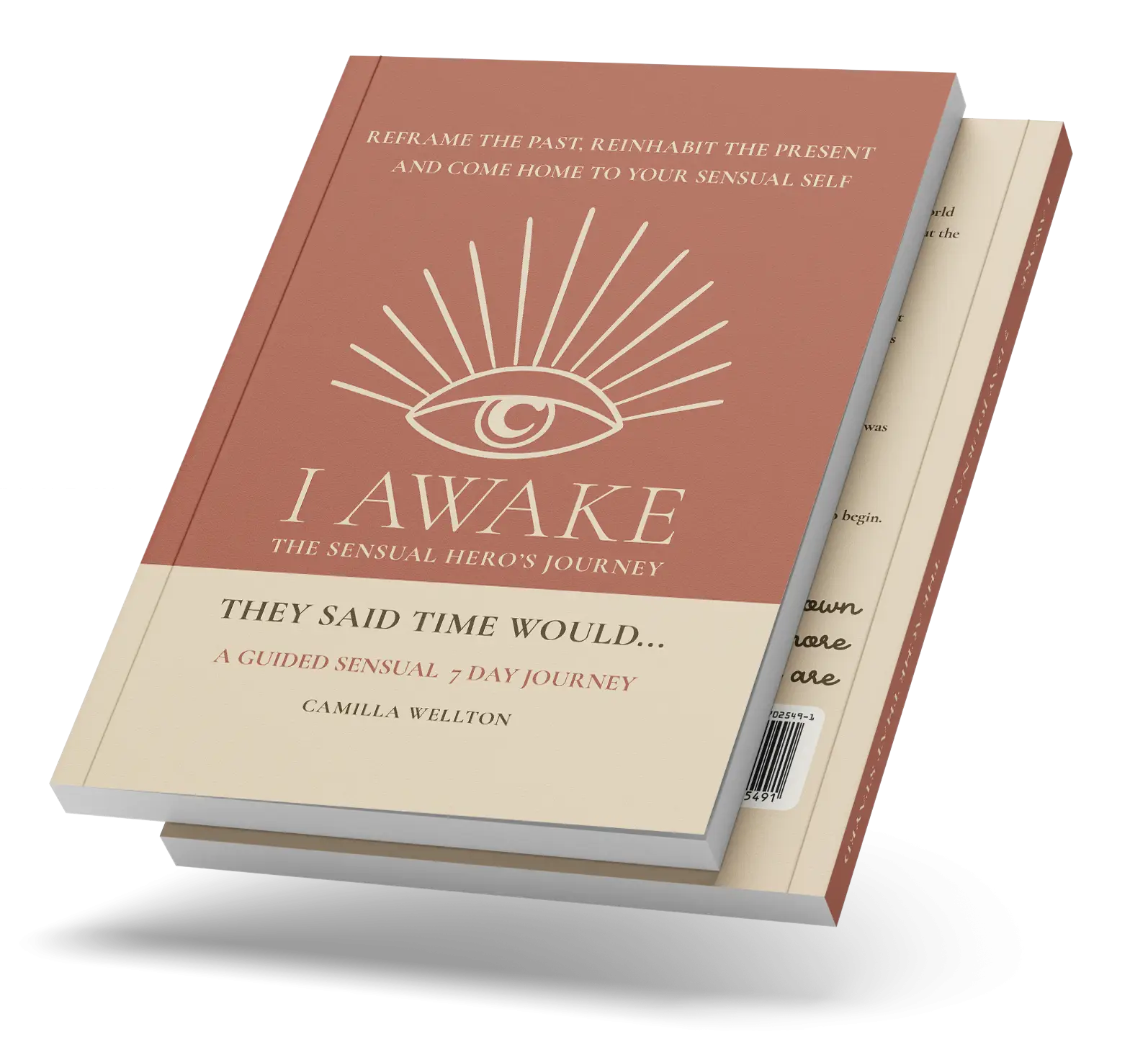 They Said Time Would... by Camilla Wellton, I AWAKE Sensual Hero&rsquo;s Journey book cover