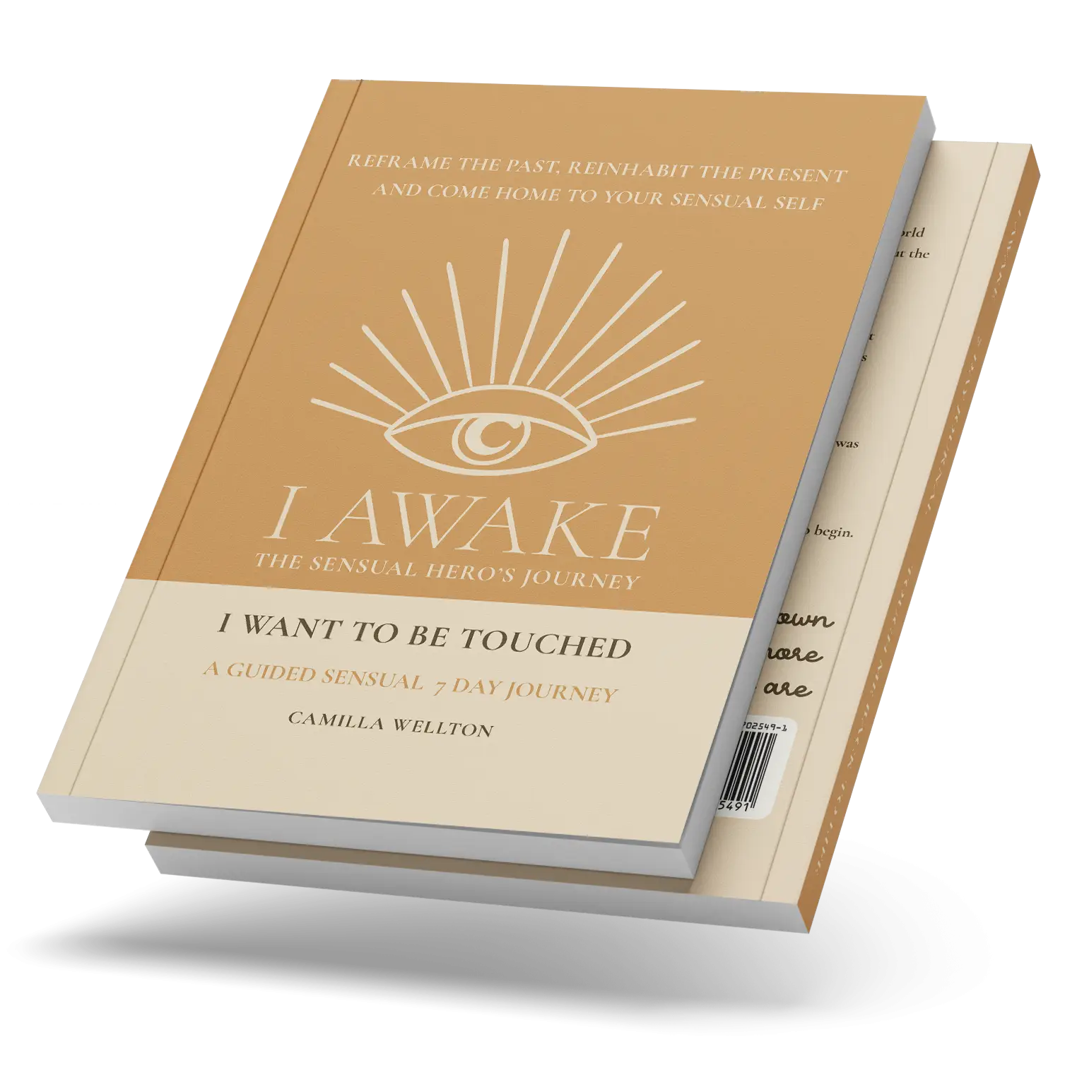 I Want to Be Touched by Camilla Wellton, I AWAKE Sensual Hero’s Journey book cover