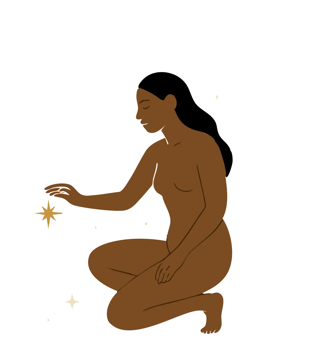 I AWAKE illustration of quiet reflection