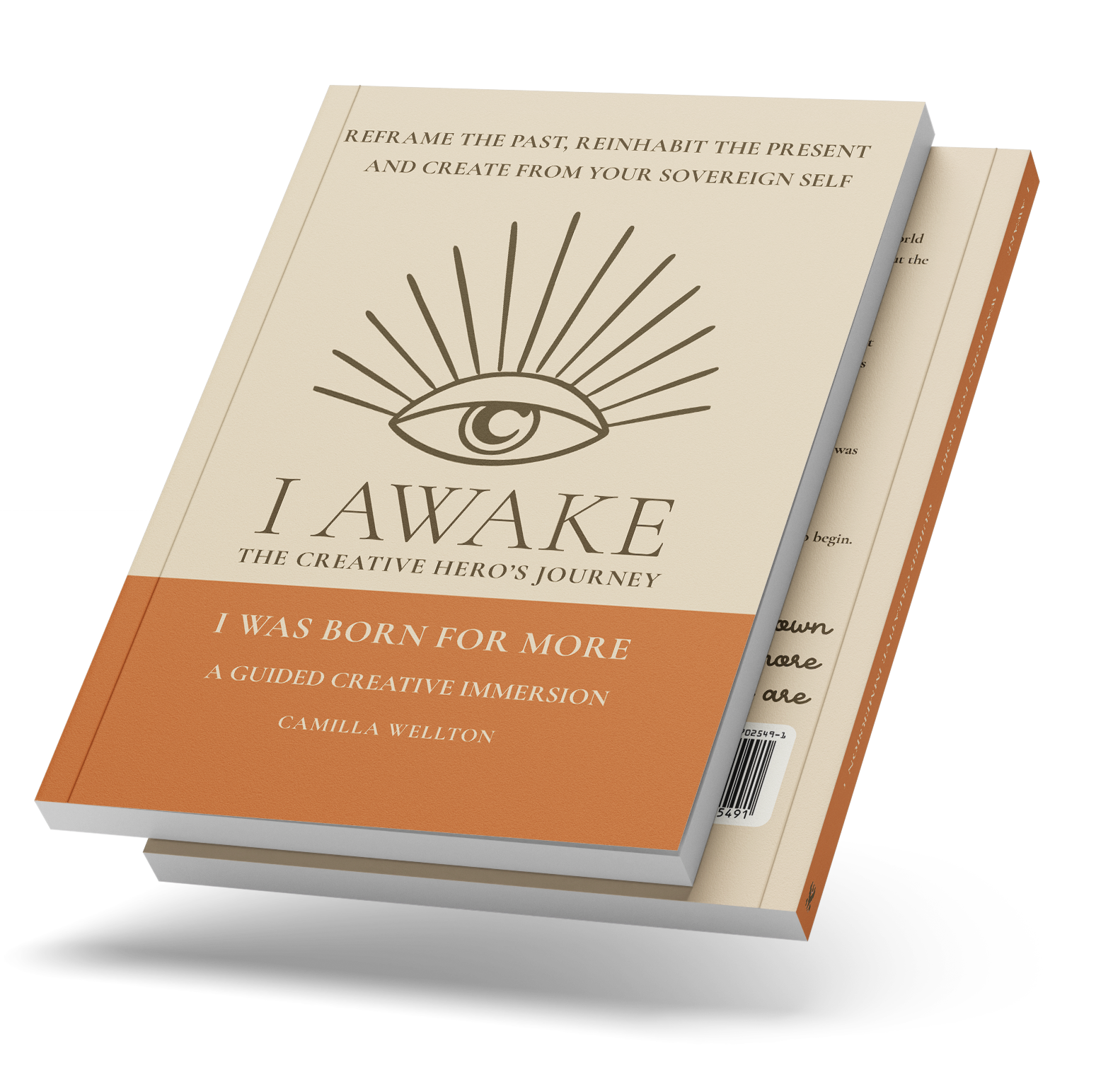 I Was Born for More by Camilla Wellton, I AWAKE Creative Hero's Journey book cover