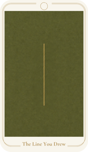 The Line You Drew, Reality Revealed card