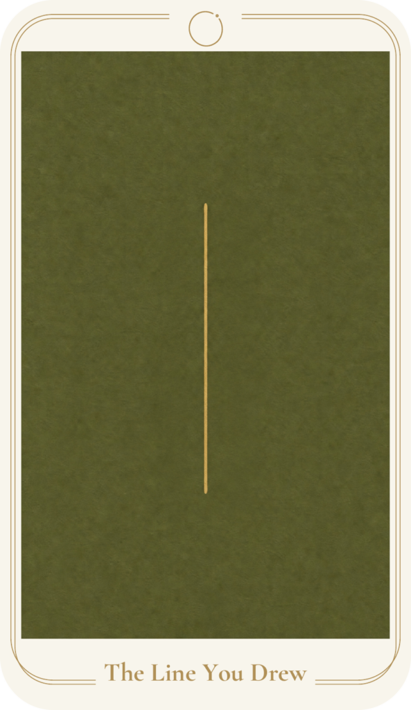 The Line You Drew, Reality Revealed card